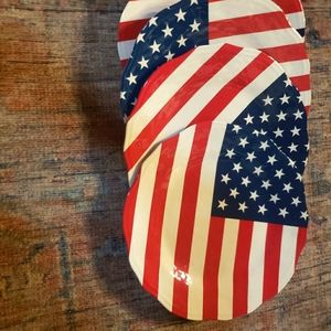 American flag plates melamine